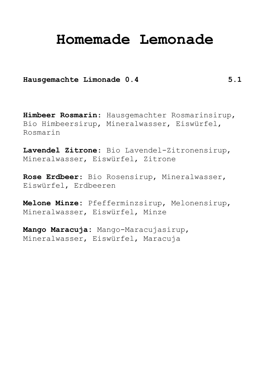 Speisekarte Seite 13